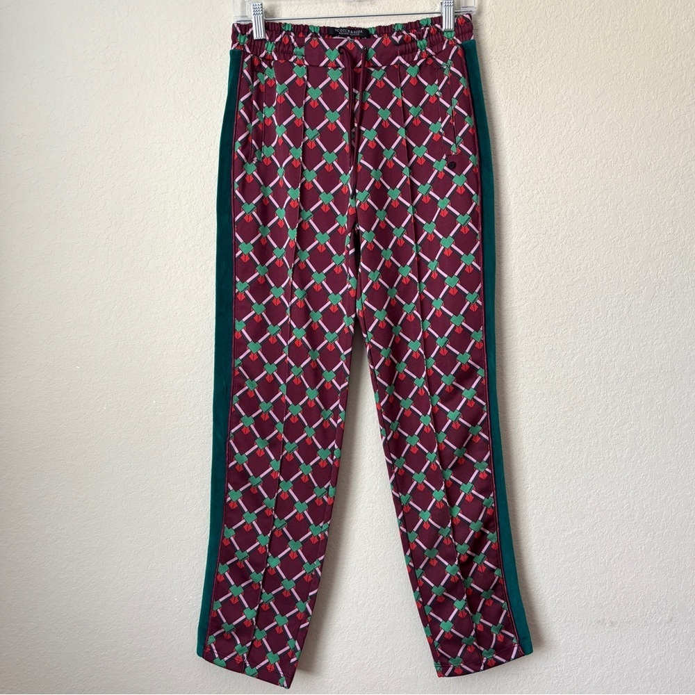 Scotch & Soda Maison Scotch Bold Printed Logo Jogger Track Pants